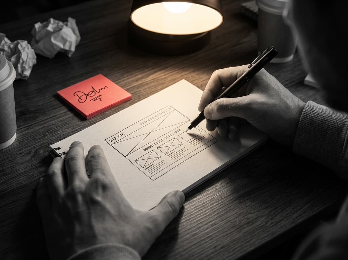 Processo de design e wireframes